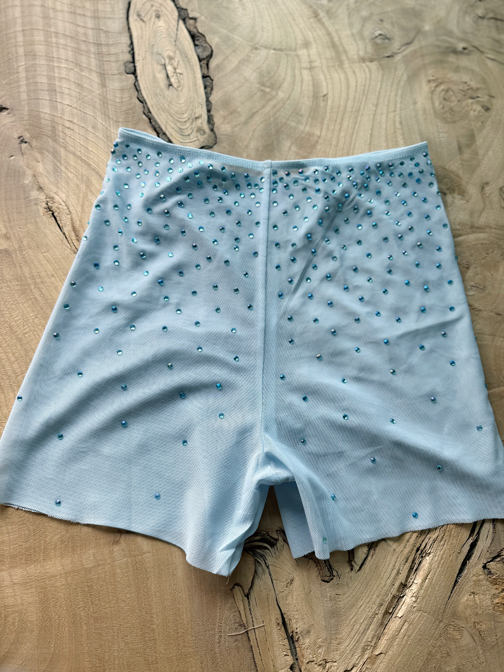MESH SHORTS with RHINESTONES(customized color)