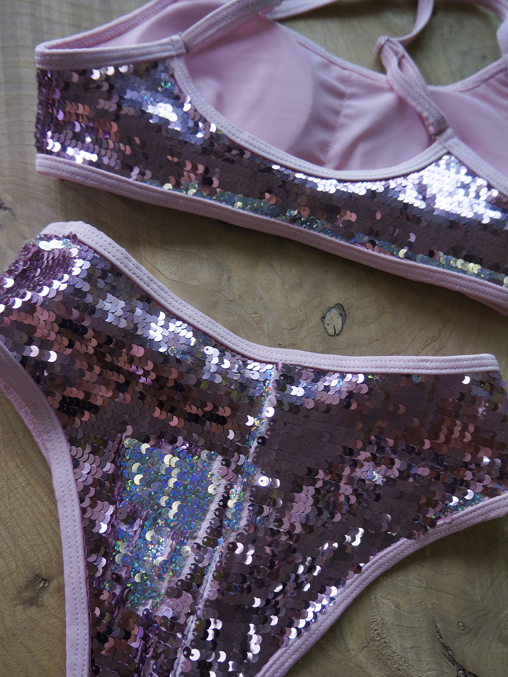 SPICY KANDY #5 [BABY PINK/SILVER GLITTER]